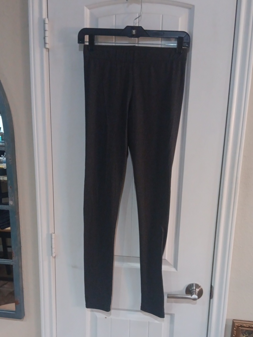 Aeropostale Charcoal Heather Grey High Waisted Leggings Size Small